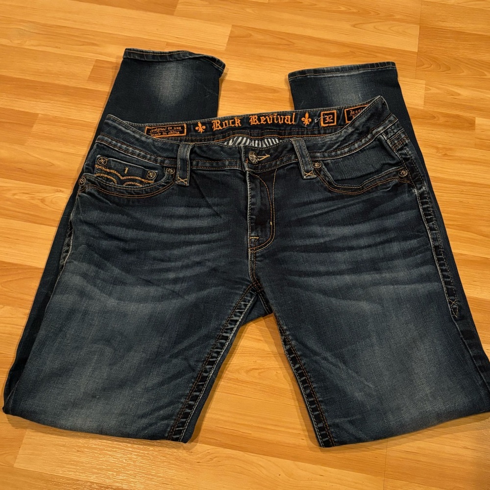 Rock Revival Women's Dark Indigo Boot Cut Jeans